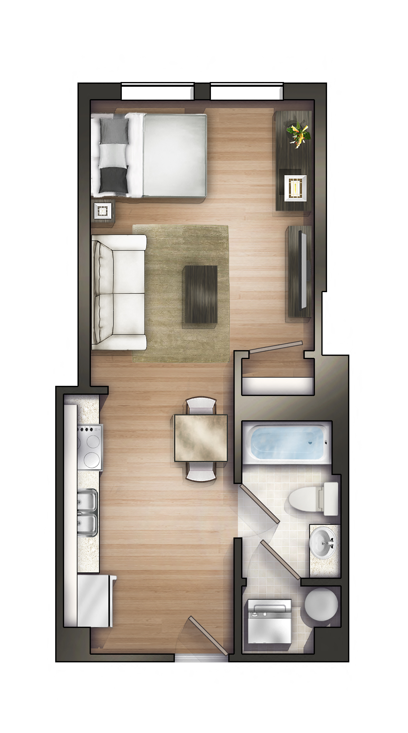 721 Broad Street, Suite 305 Studio-2 Beds Apartment for Rent - Photo Gallery 34